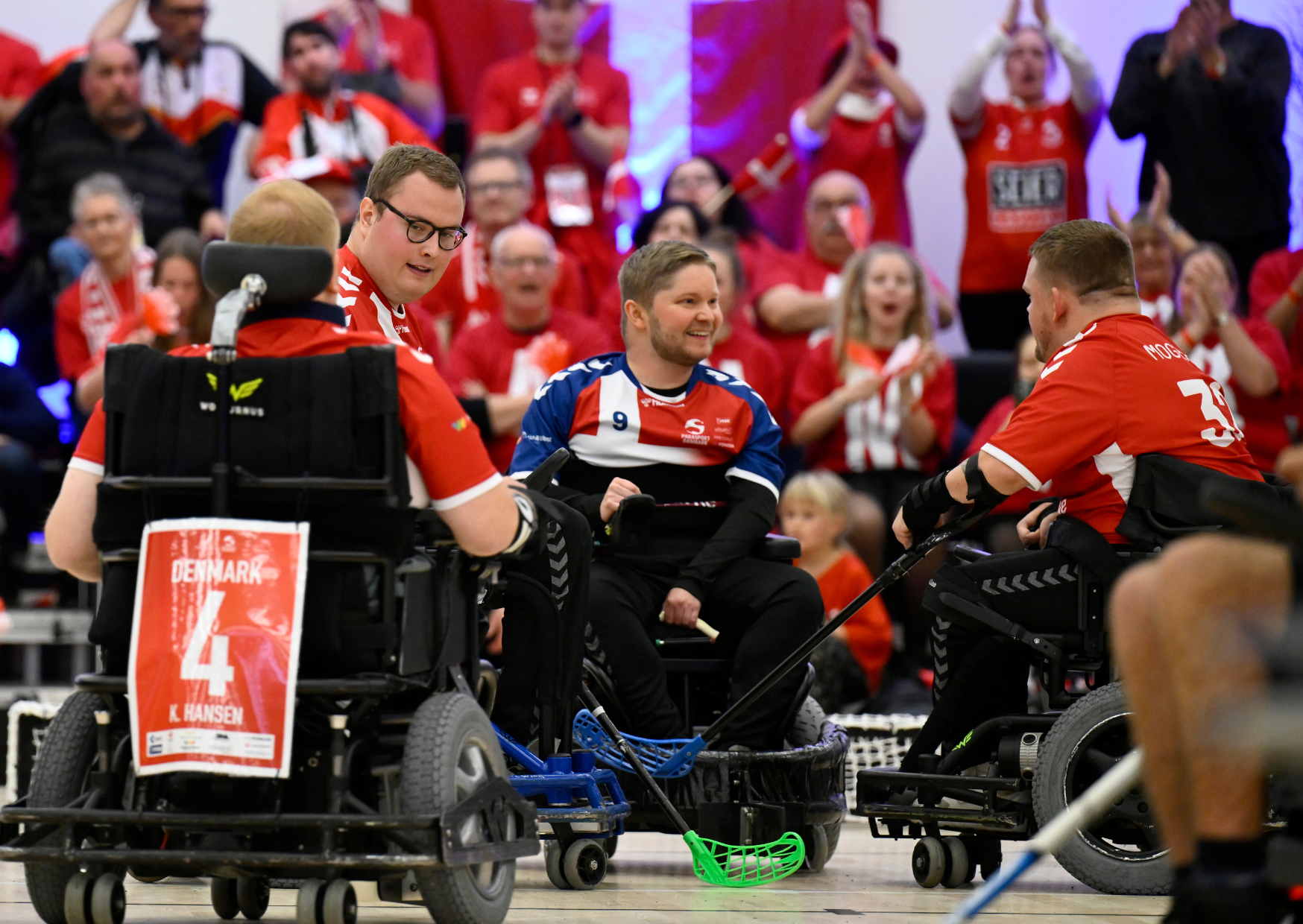 EM i PowerChair Floorball på Mushol